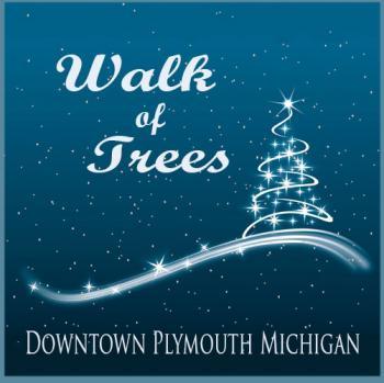 Walk of Trees in Kellogg Park Downtown Plymouth